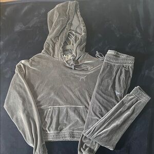 PINK Victoria's Secret  Charcoal Joggers Set
